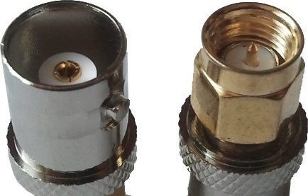 HamRadioShop SMA wtyk / BNC gniazdo adapter / przejściówka antenowa