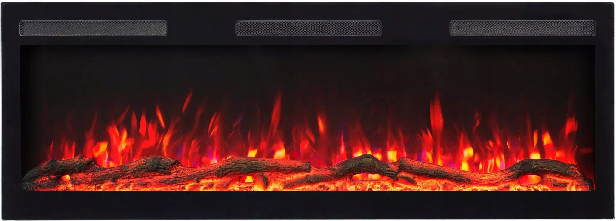 Aflamo MAJESTIC PRO 153cm + Dźwięk, Kominek elektryczny LED ścienny i do zabudowy