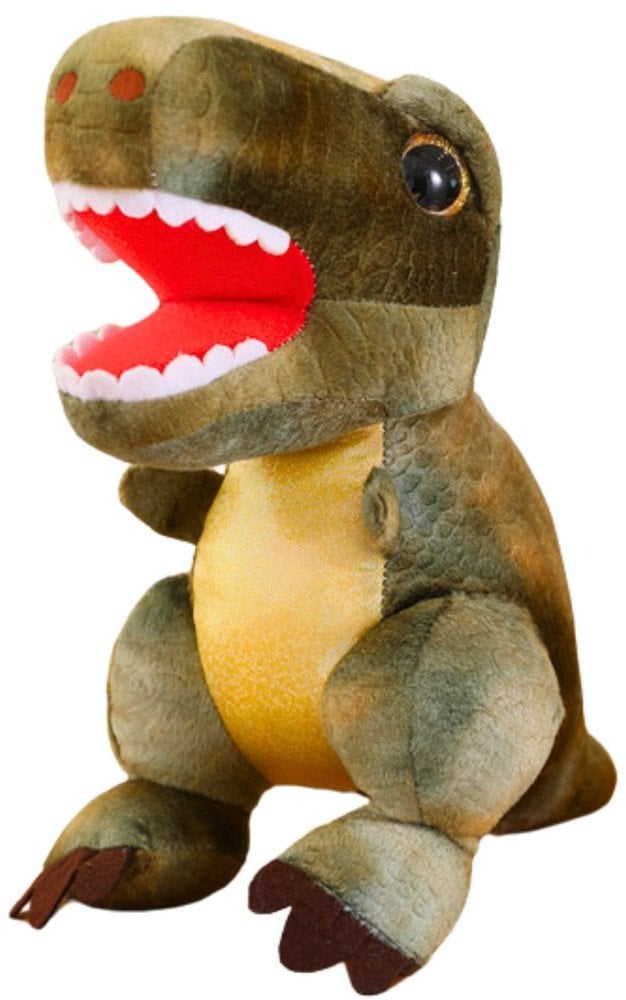 Pluszowa Maskotka Przytulanka Dinozaur Z Teksturą Skóry Zielony 32cm