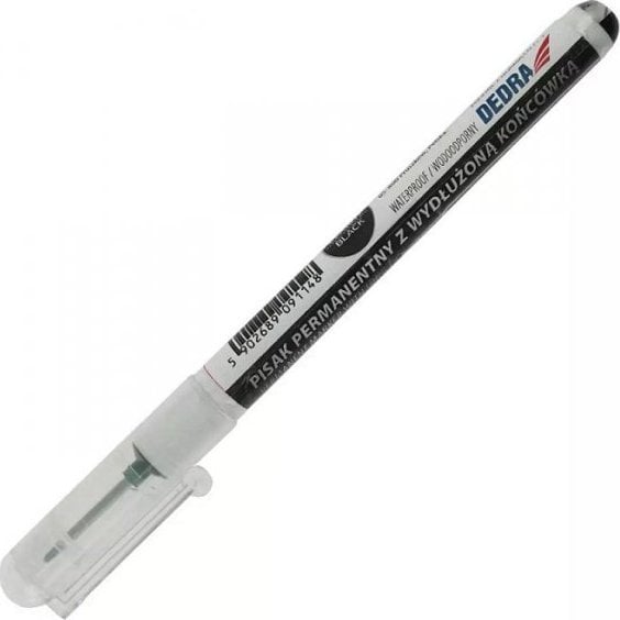 Dedra Pisak tech. permanentny z wydłużoną końcówką czarny, 1szt