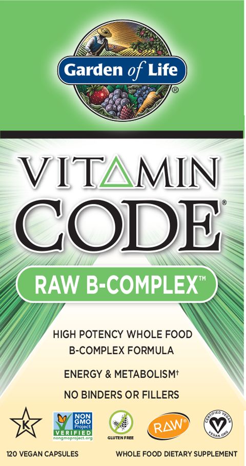 Garden of Life Garden of Life - Vitamin Code RAW B, Kompleks Witamin B, 120 vkaps