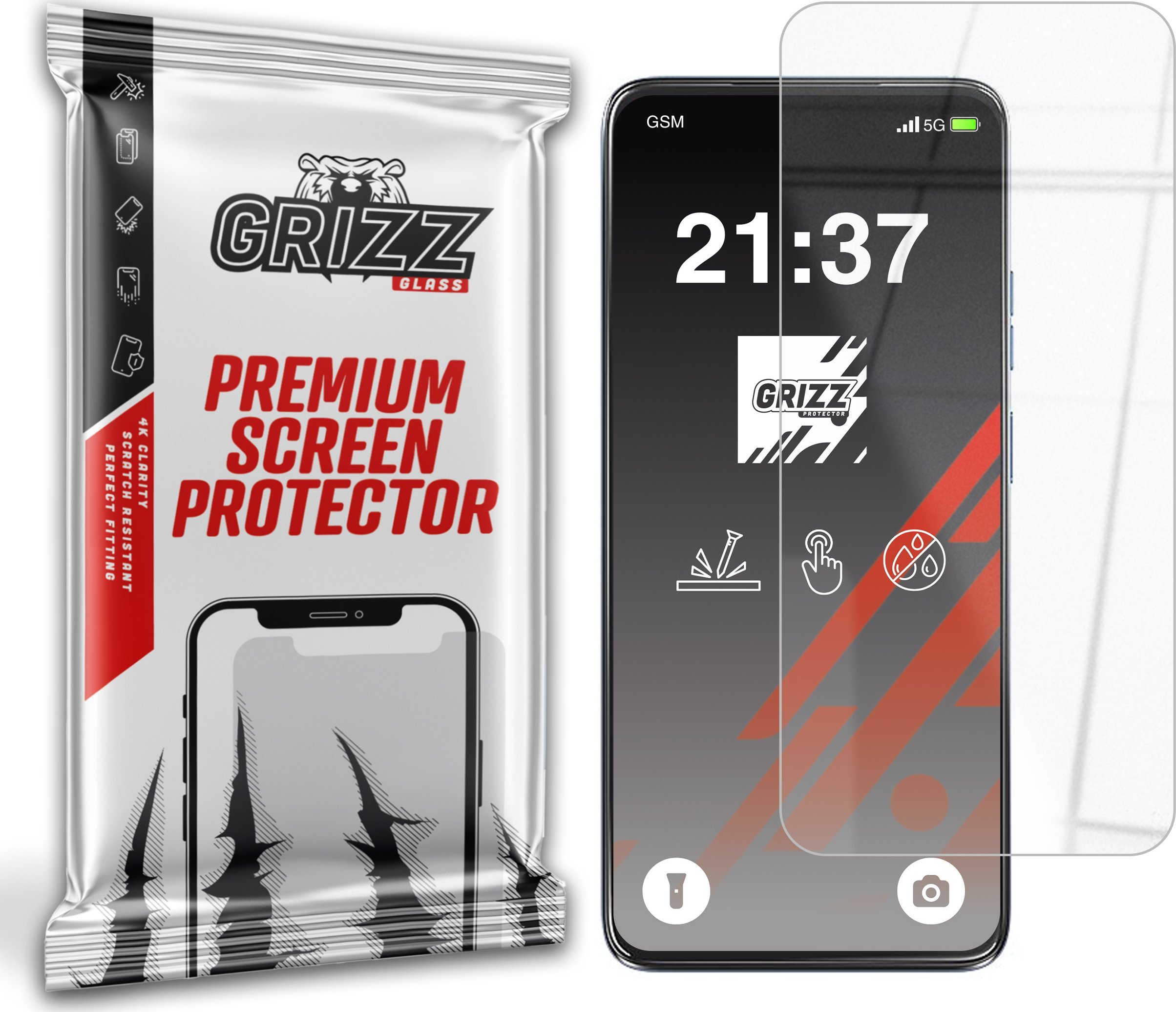 Szkło hybrydowe GrizzGlass HybridGlass do Motorola Moto G 2025