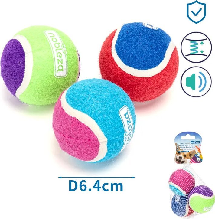 Nobleza Wysokoelastyczna zabawka tenisowa z dźwiękiem Wysokoelastyczna zabawka tenisowa z dźwiękiem