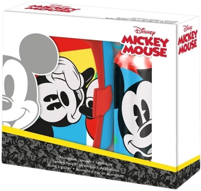 Zestaw Bidon aluminiowy + śniadaniówka Mickey Mouse MI50001 Kids Euroswan