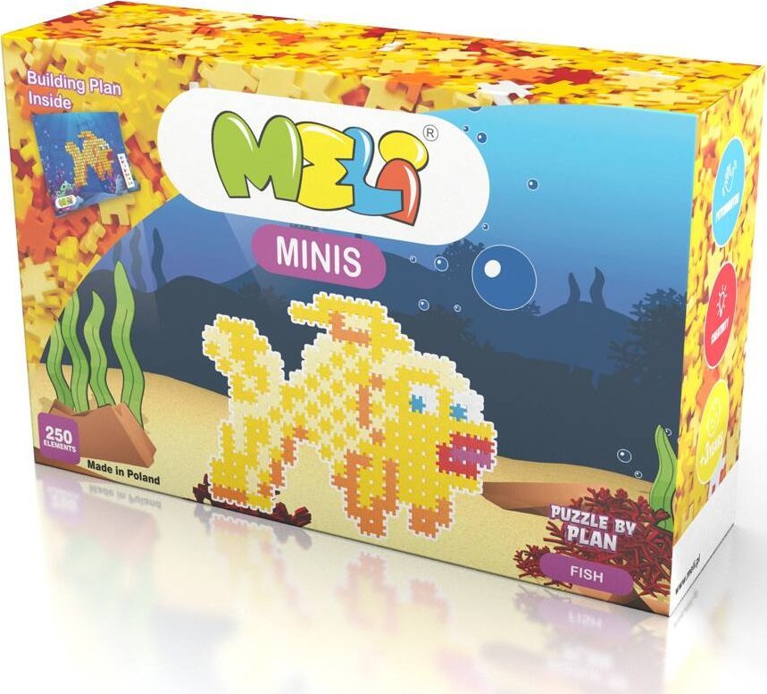 Meli Klocki Meli Minis Fish 250 el.