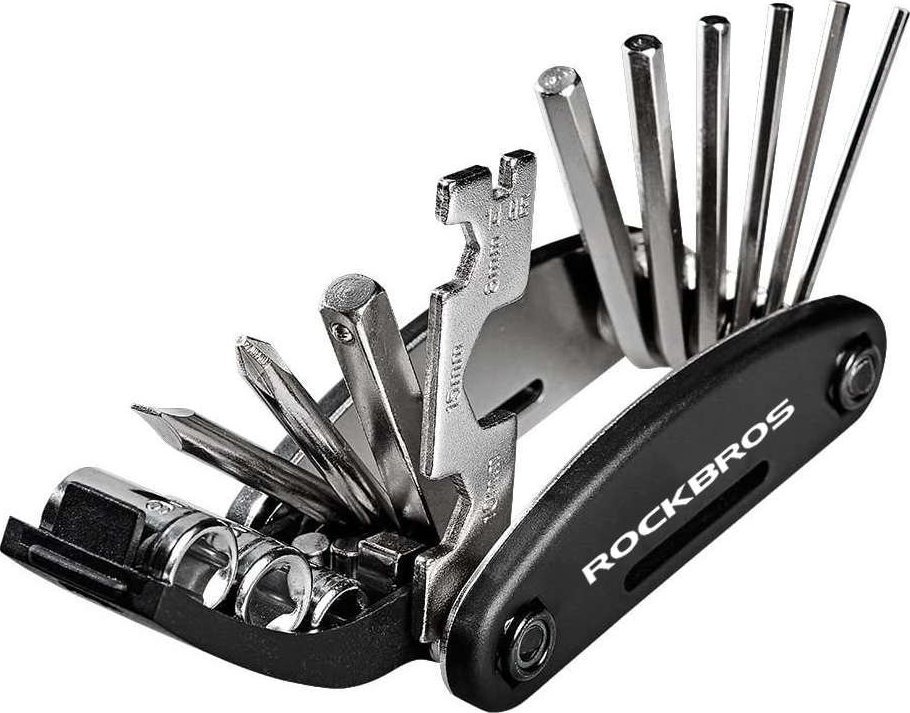 RockBros Uniwersalny zestaw narzędzi wielofunkcyjnych rowerowych RockBros GJ1601 klucze do roweru Multitool
