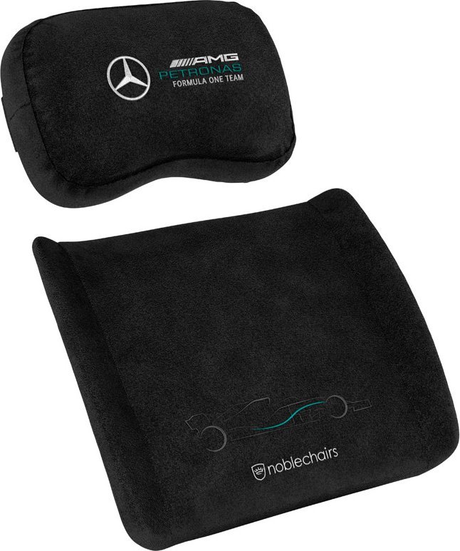 Noblechairs Zestaw poduszek z pianki zapamiętującej kształt - Mercedes-AMG Petronas Formula One Team Edition (GAGC-236)