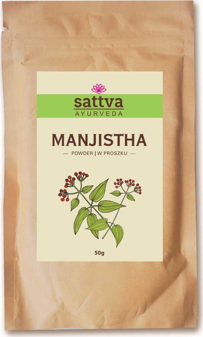 Sattva manjistha naturalny proszek ziołowy do włosów 50g