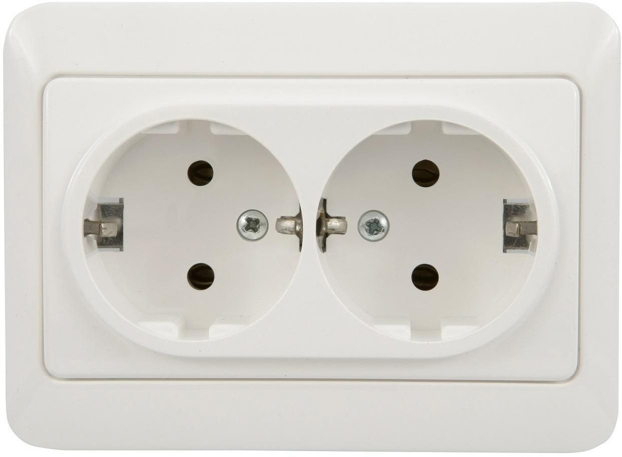 DOUBLE SOCKET WITH EARTH