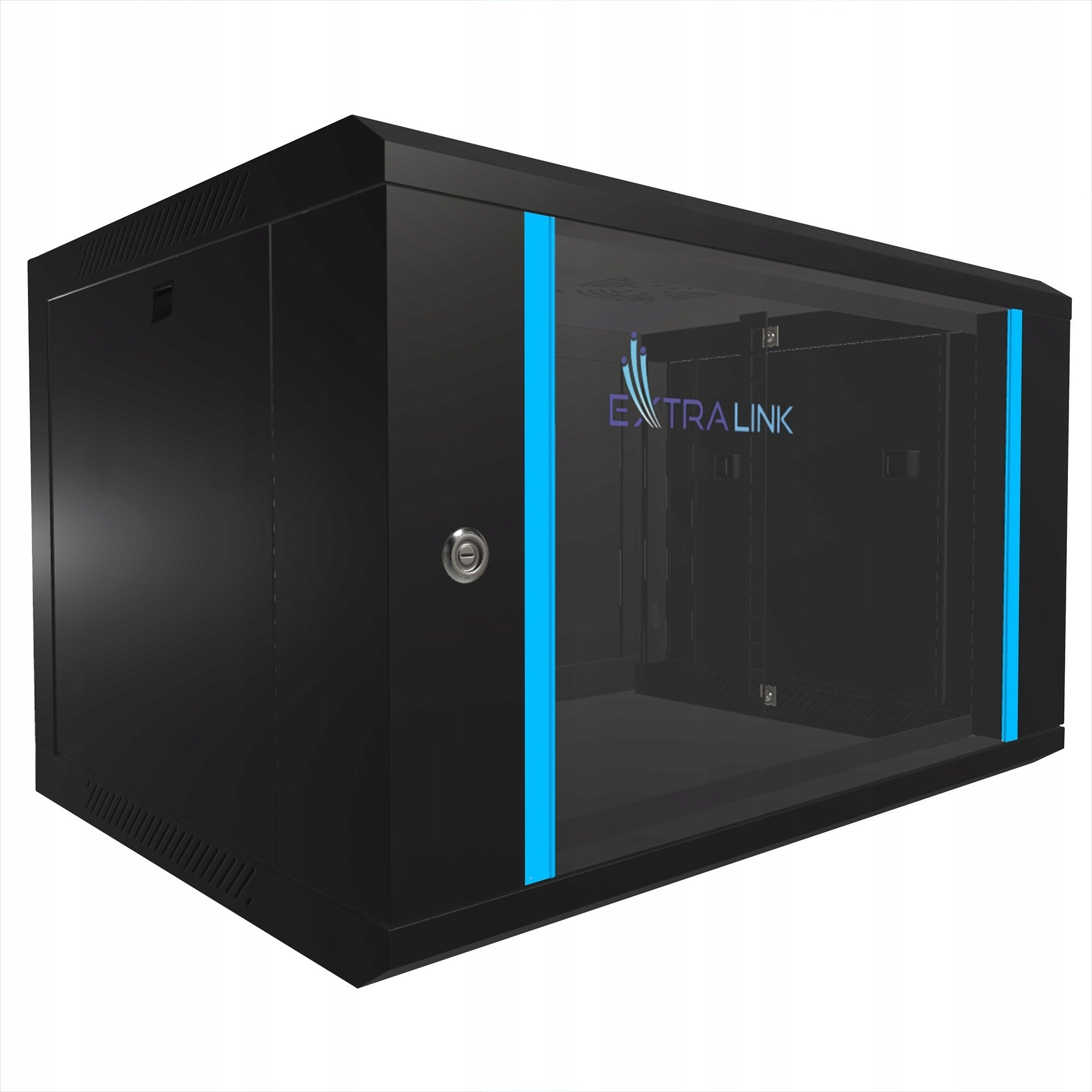 Szafa ExtraLink LITE 6U 530X400 WALL-MOUNTED RACKMOUNT CABINET BLACK