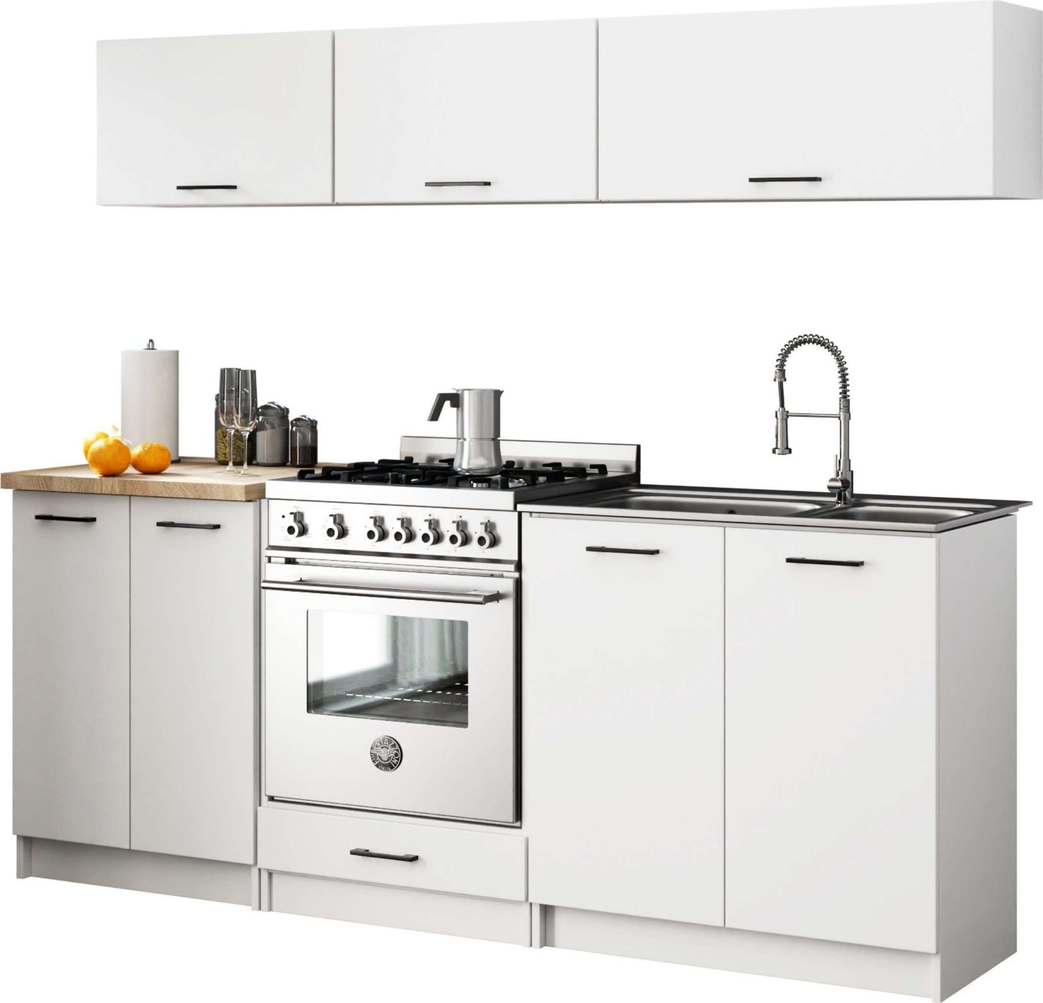 Fabryka Mebli Akord MEBLE KUCHENNE ZESTAW OLIWIA G1 2.0M BIAŁY