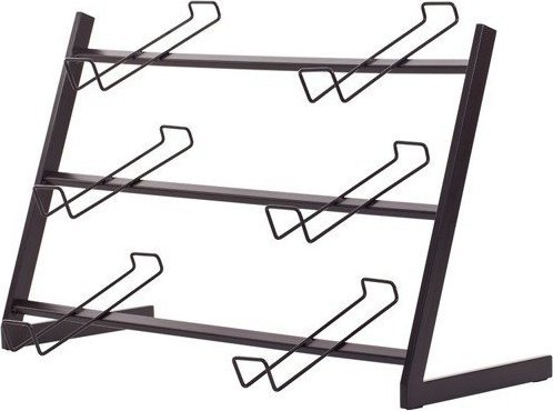 WickerPL Metalowy Stojak na Ladę z koszami Wiklinowymi 64x34 H44 cm