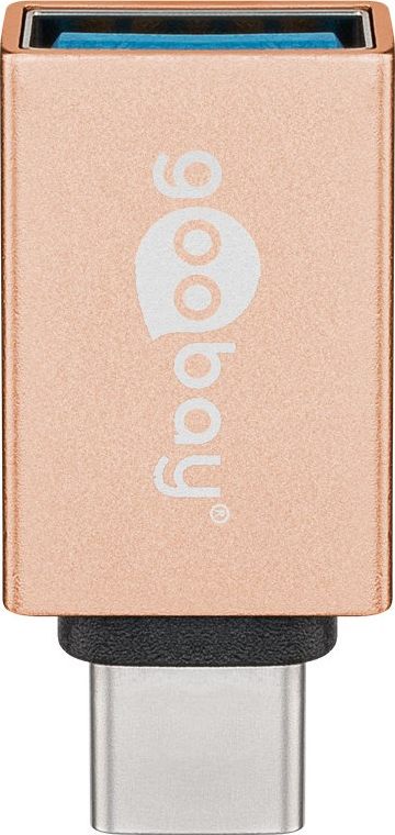 Adapter USB Goobay USB-C - USB Złoty (JAB-2960626)