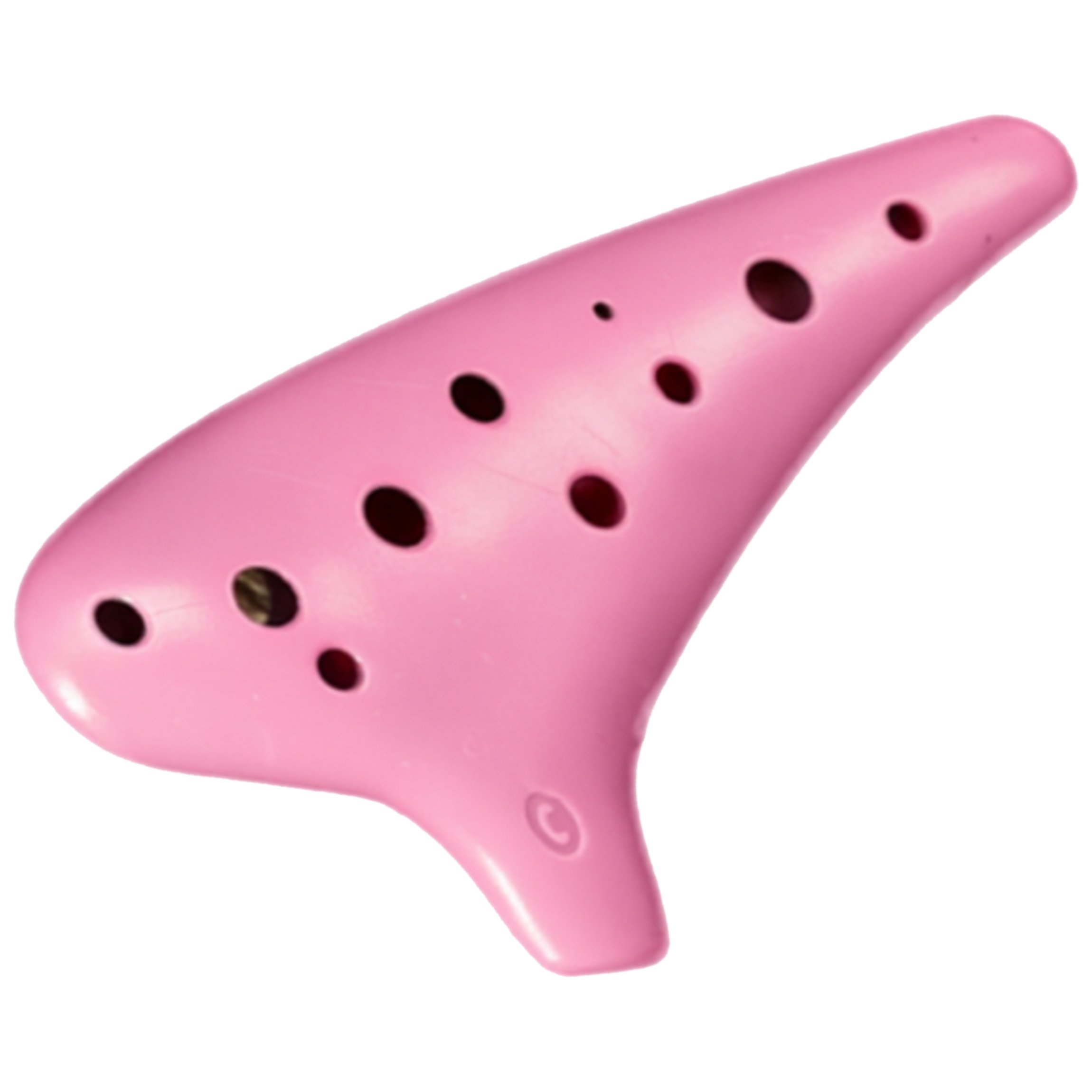 Okaryna różowa 12 otworów flet KERA AUDIO ABS-12SC001-PINK