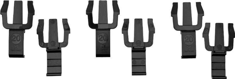 Realwear REALWEAR MSA Front Brim Hard Hat Clips 3 Pairs HMT-1 Navigator 500 Series