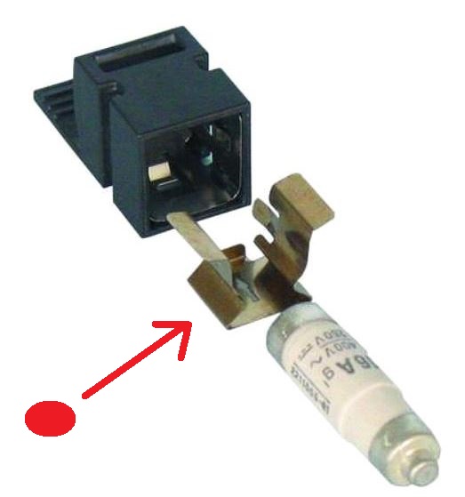 Eaton Element dopasowujący bezpieczniki D01 do wtyków rozłącznika Z-SLS/CB 263154