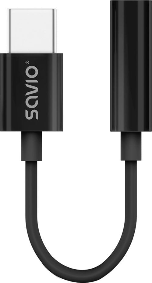 Adapter USB Savio Adapter audio - USB-C Jack 3,5mm. AK-74
