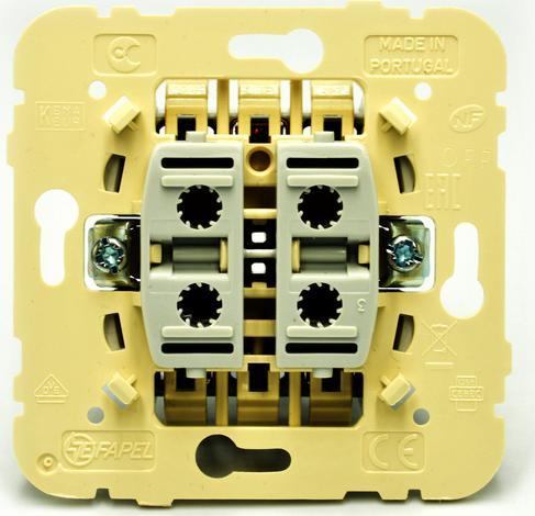 Efapel EFAPEL LOGUS90 ŁĄCZNIK ŻALUZJOWY ZWIERNY Z ELEKTRYCZNĄ BLOKADĄ 21281