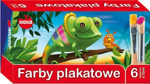 Pulio Mona Farby plakatowe 6 kolorów 20ml