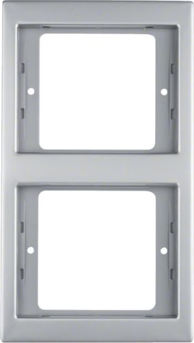 Berker Ramka podwójna K.5 pionowa stal szlachetna nierdzewna (13237004)