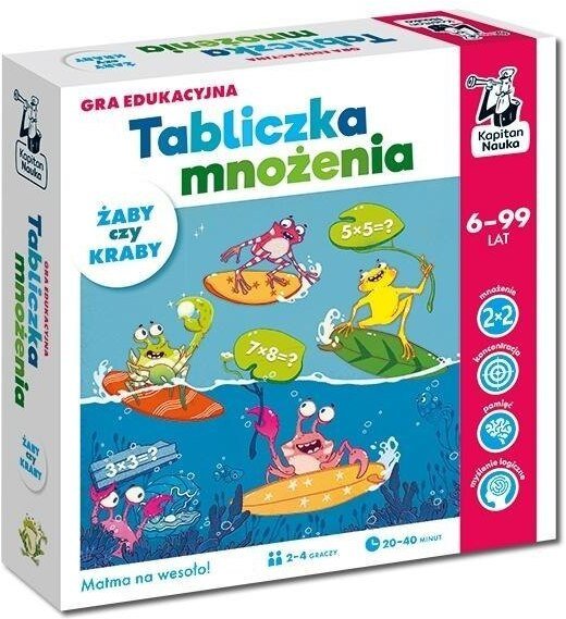 Kapitan Nauka Tabliczka mnożenia. Żaby czy kraby