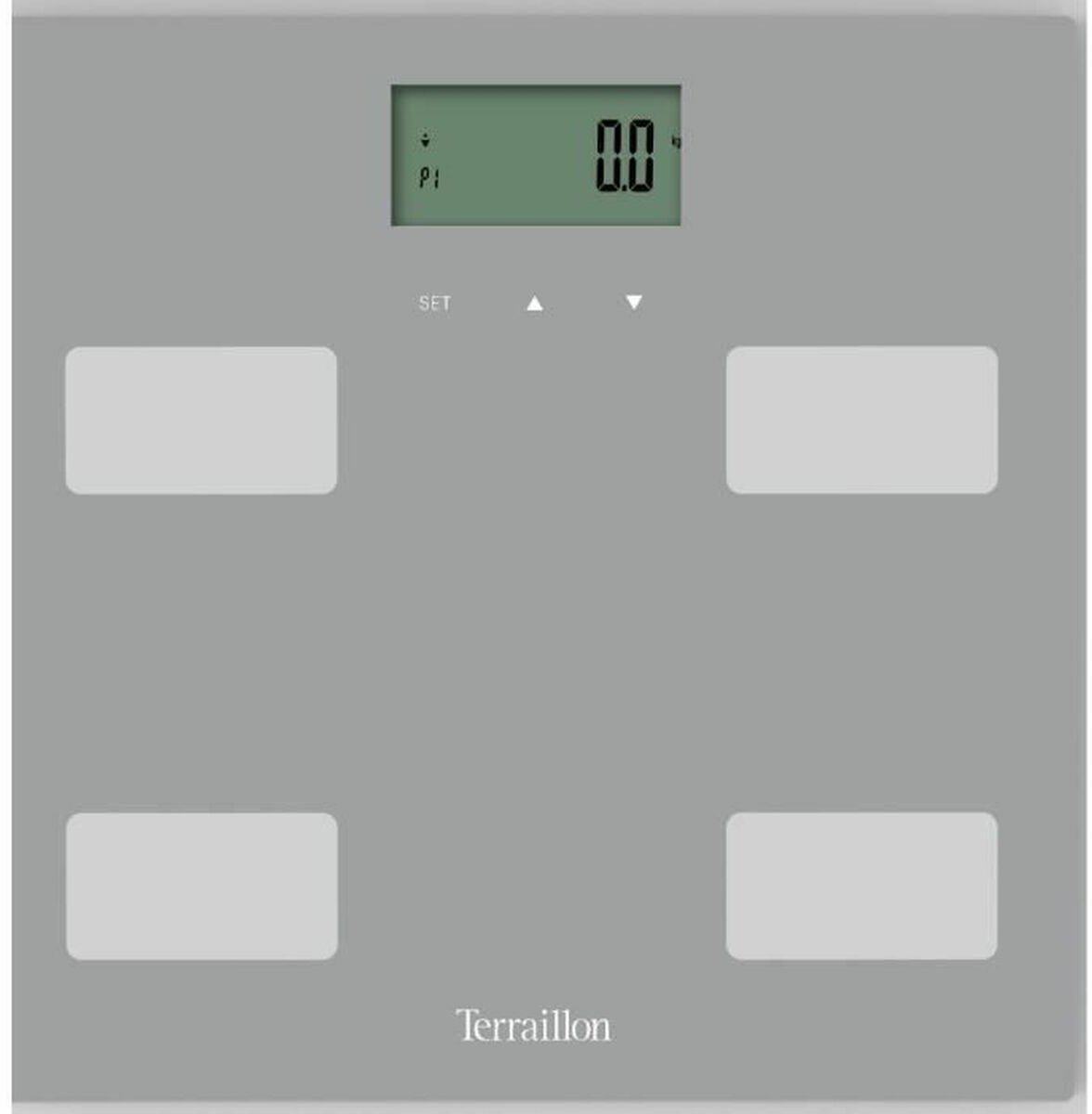 Cyfrowa Waga Łazienkowa Terraillon Regular Fit Szary 160 kg
