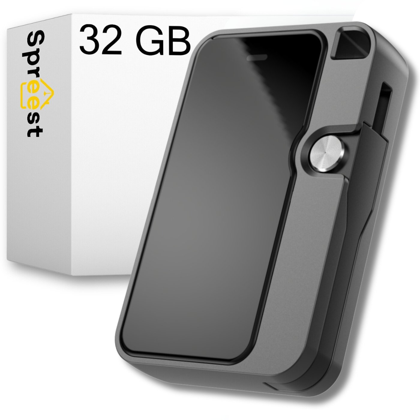 DYKTAFON SZPIEGOWSKI MINI CYFROWY PODSŁUCH MAŁY PENDRIVE 32GB BRELOK MAGNES