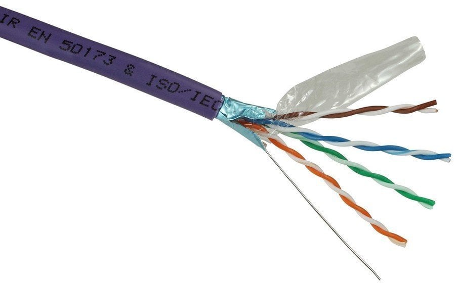 Solarix SOLARIX SXKD-5E-FTP-LSOH-500M Solarix Instalační kabel CAT5E FTP LSOH 500m/box