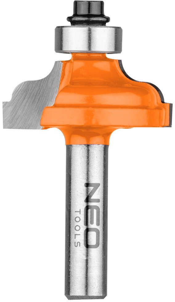 Frez kształtowy z łożyskiem, zaokrąglający, TCT, 32 x 12.9 mm, trzpień 8 mm