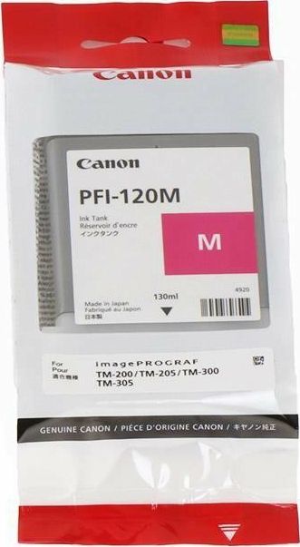 Tusz Canon Tusz PFI120M Magenta 130 ml