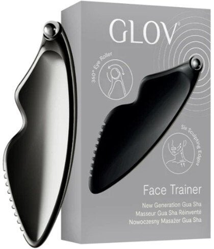 Glov Face Trainer nowoczesny masażer Gua Sha Black