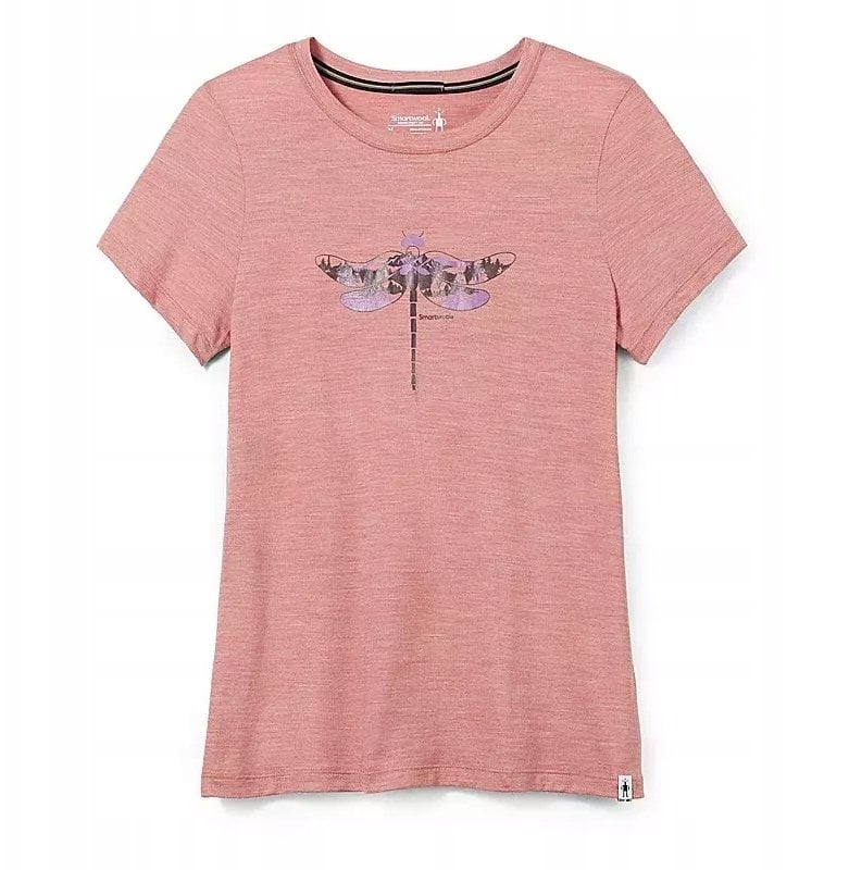 Smartwool W'S Merino Sport 150 Dragonfly Summit Short Sleeve Graphic Tee Slim Fit, J59, S