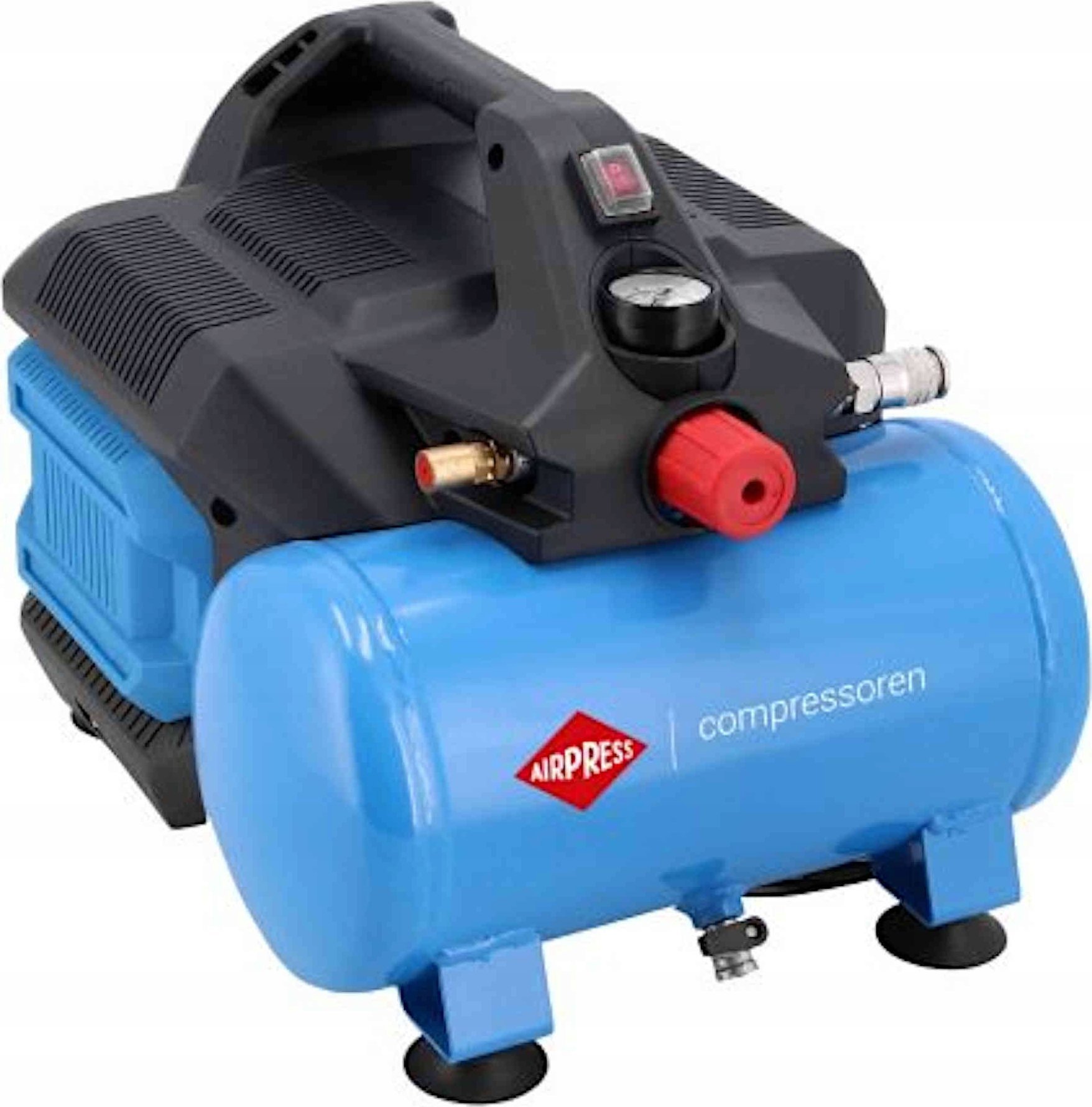 Kompresor samochodowy Airpress AIRPRESS COMPRESSOR LMO 6-126 6L/1.0KM OIL-FREE 88L/MIN. QUIET....