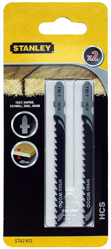 Stanley Brzeszczoty do wyrzynarki T 2szt. do drewna STA21072