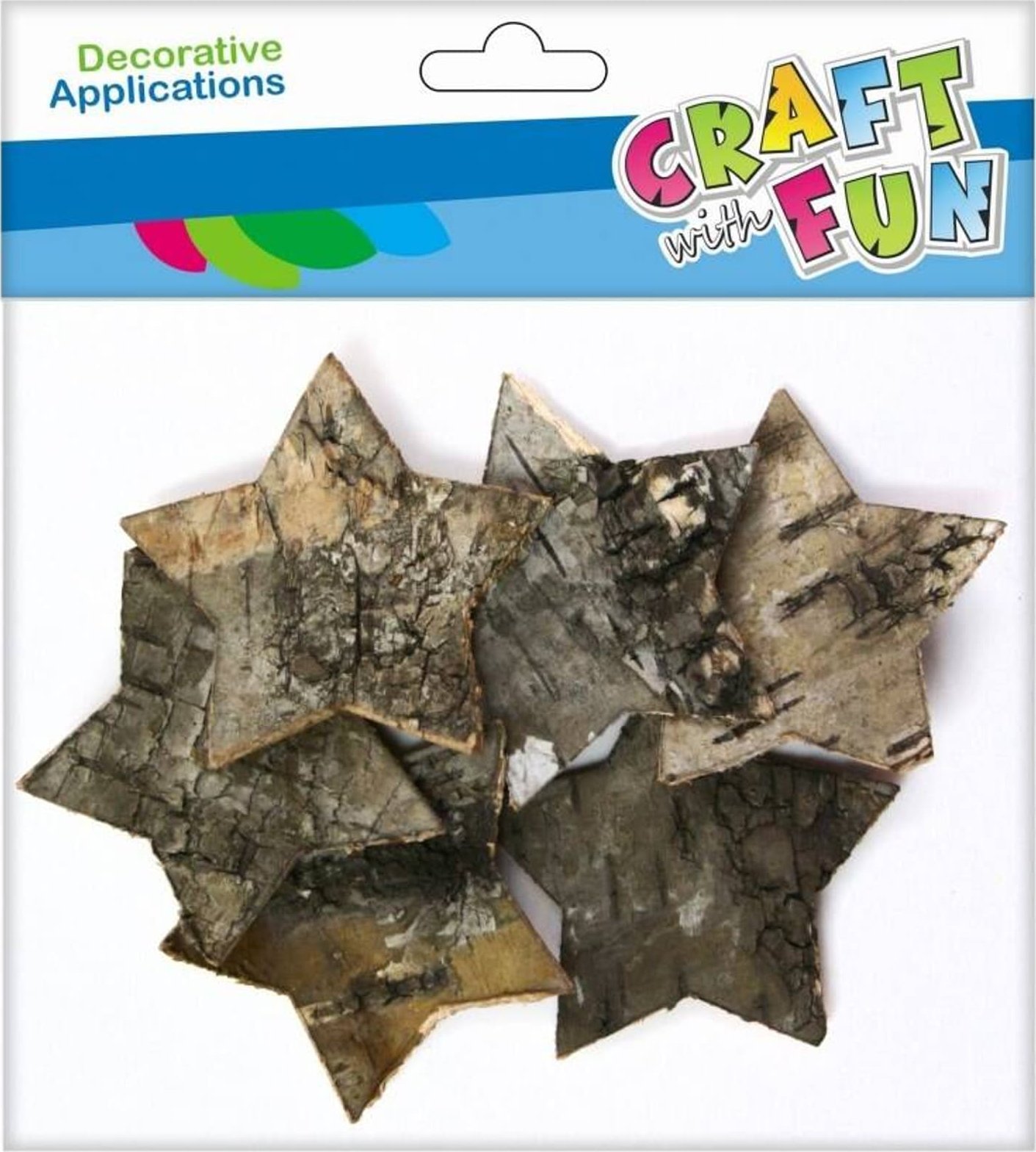 Craft with Fun CF OZDOBA DEK DREWNOKSZT KORA GWI 6CM6SZT 12/144