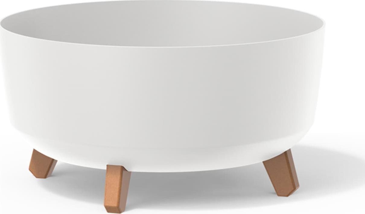 Prosperplast Doniczka Gracia Low DGRL400L biała