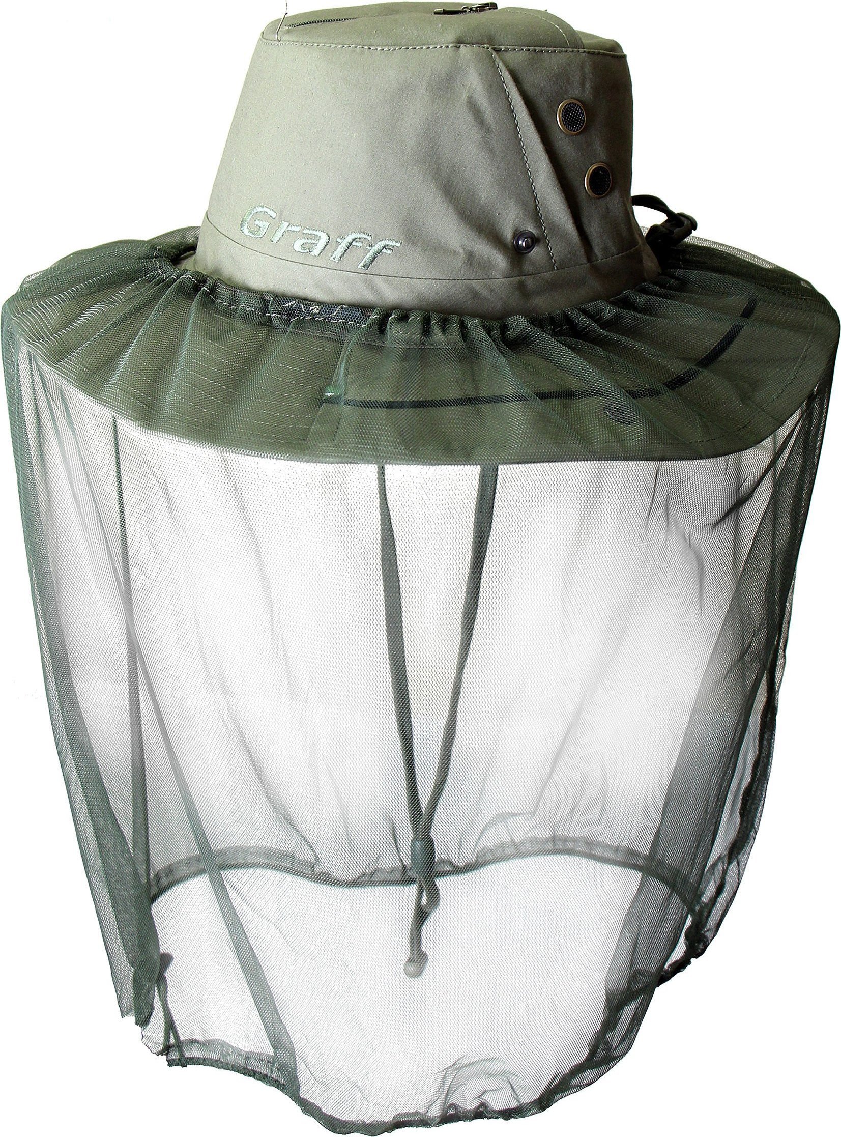 Graff Moskitiera Graff do kapeluszy wędkarskich Oliwka