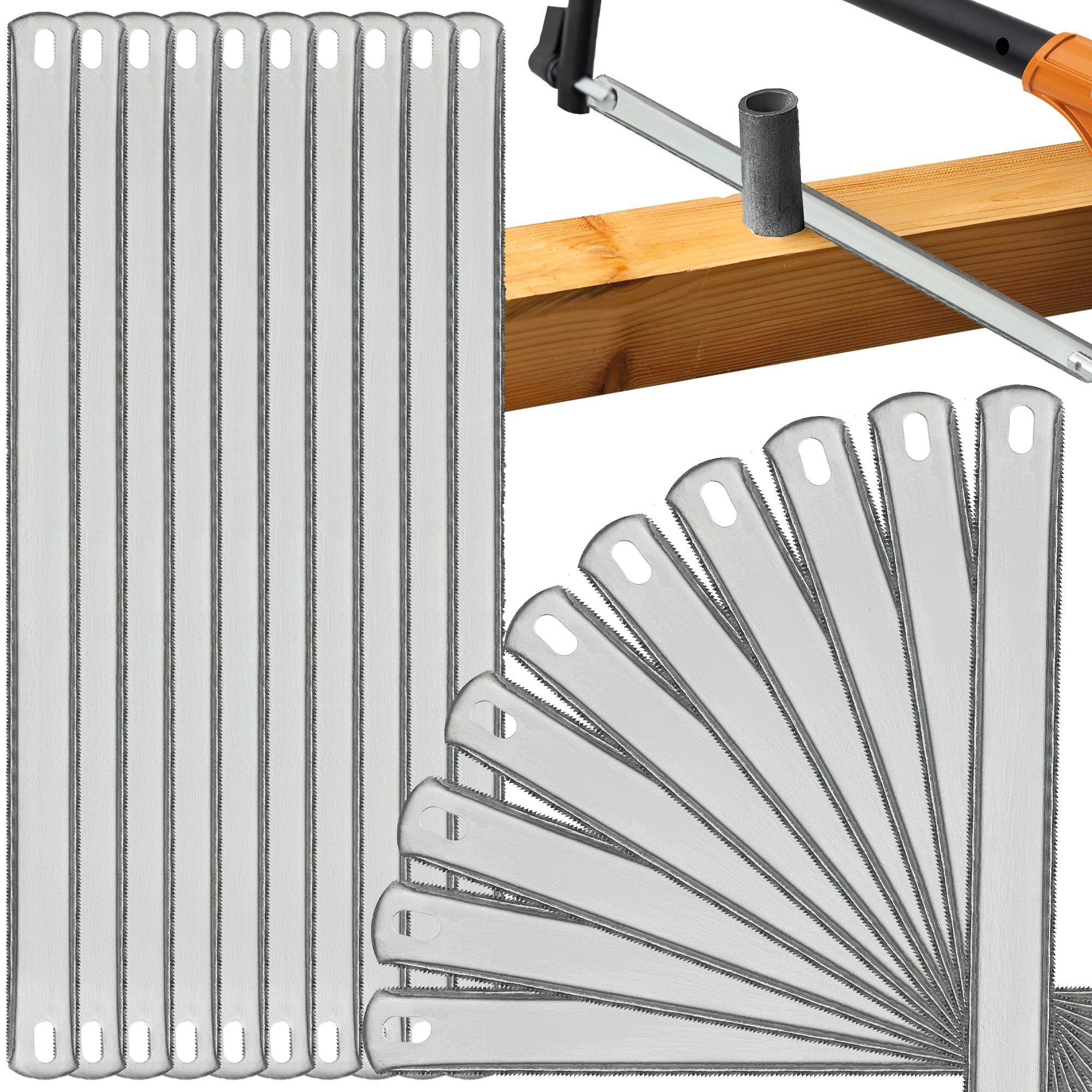 10x BRZESZCZOT BRZESZCZOTY DWUSTRONNE DO METALU 300MM ZESTAW 10SZT DO PIŁY