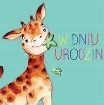 Teka Karnet kwadrat CL4211_PO Urodziny Żyrafa