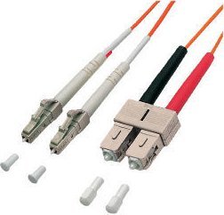 LogiLink 5m, 50/125, LC - SC, Om3 kabel InfiniBand / światłowodowy Pomarańczowy