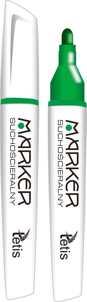 Tetis Marker suchościeralny TETIS zielony