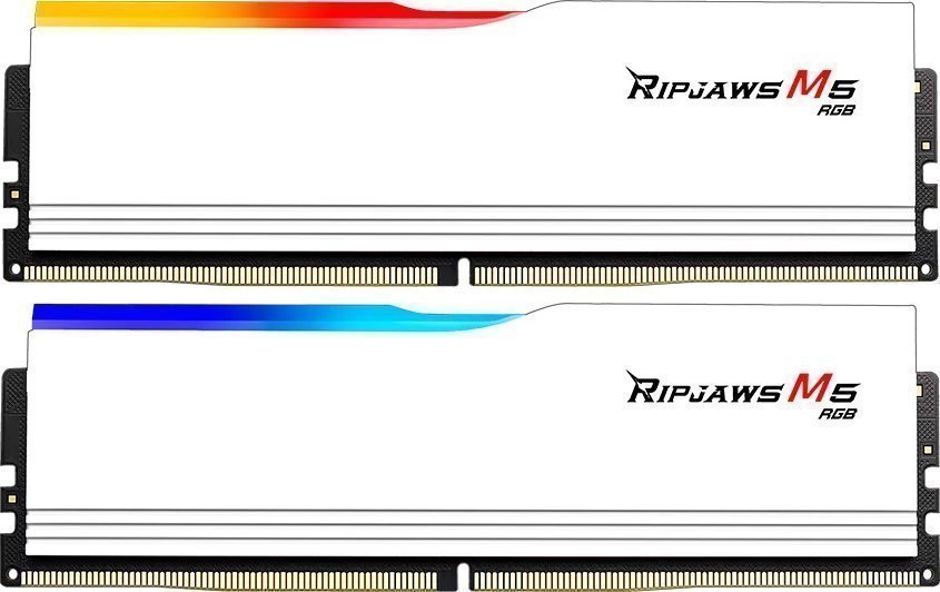 Pamięć G.Skill Ripjaws M5 RGB, DDR5, 64 GB, 6400MHz, CL32 (F5-6400J3239G32GX2-RM5RW)