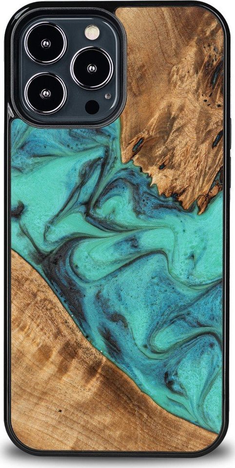 BeWood Etui Bewood Unique na iPhone 13 Pro Max - Turquoise