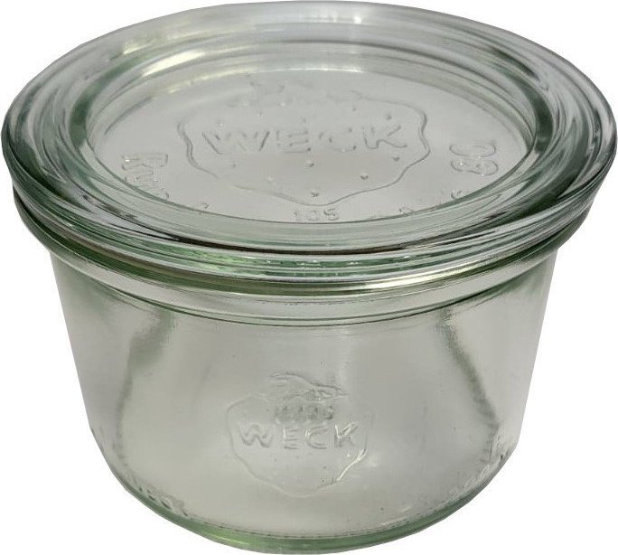 Wamar-Sosenka Zestaw Słoików WECK Pojemność 200 ml średnica 80mm 6 sztuk + Szklane wieka