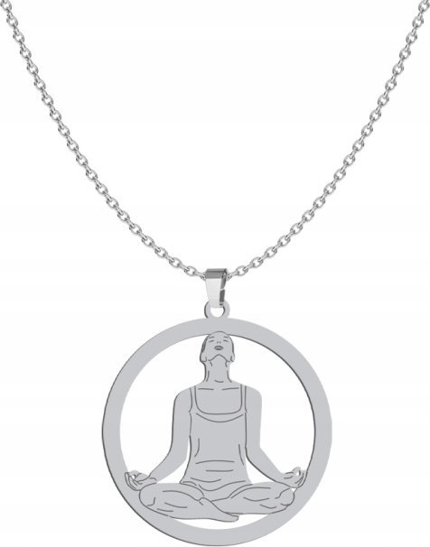 Radziszewska Jewellery Srebrny Naszyjnik Kwiat Lotosu GRAWER DEDYKACJA