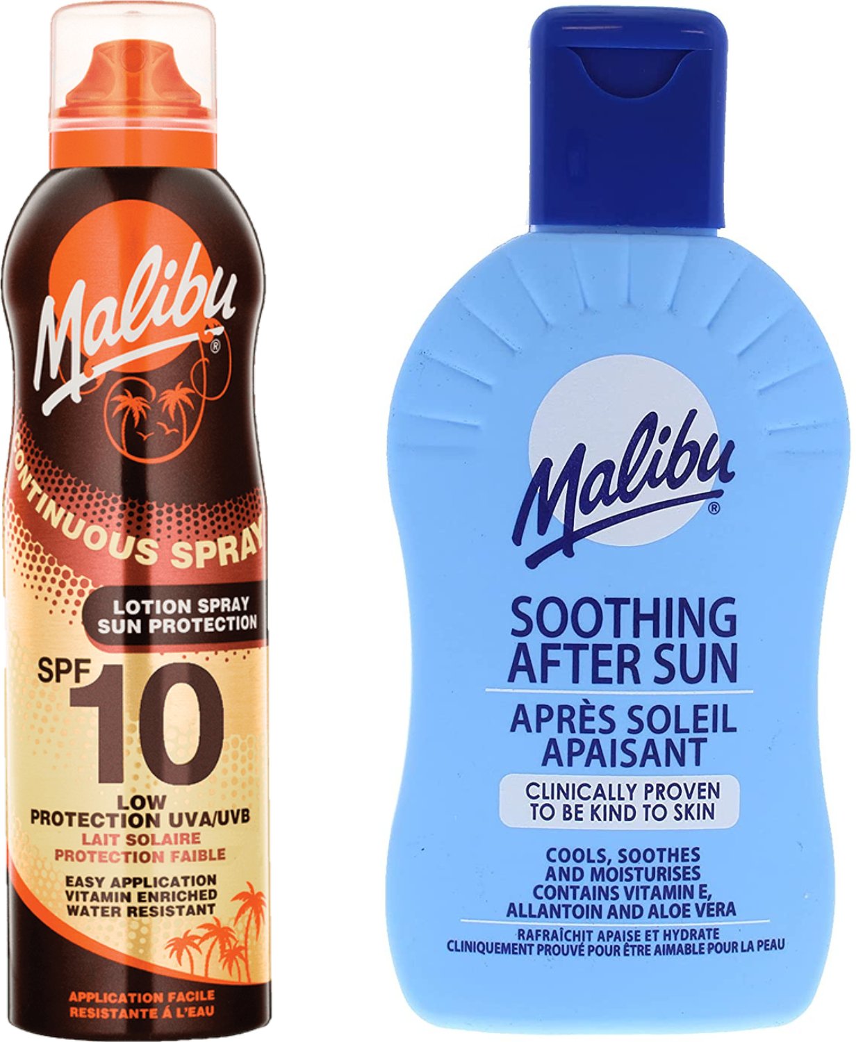 Malibu SPF10 Balsam Ochronny + Balsam Po Opalaniu 200ml