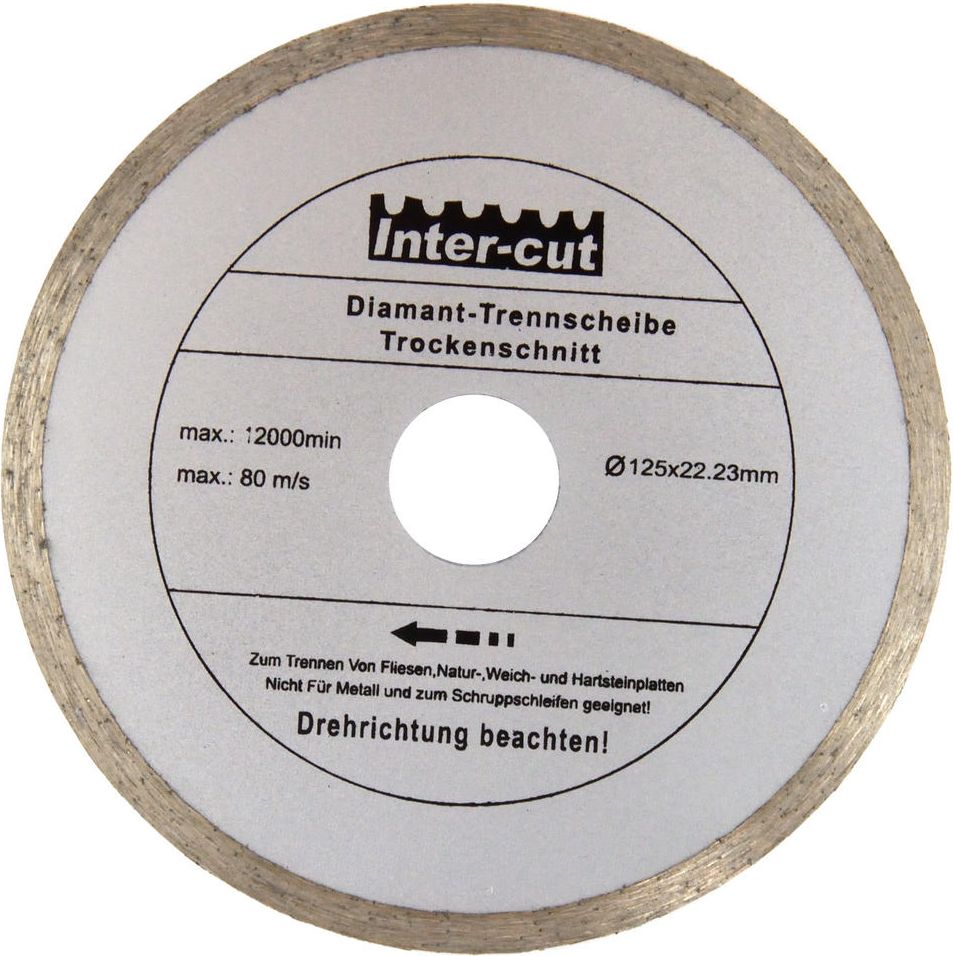 Geko Tarcza diam.125mm Pełna szara (200)