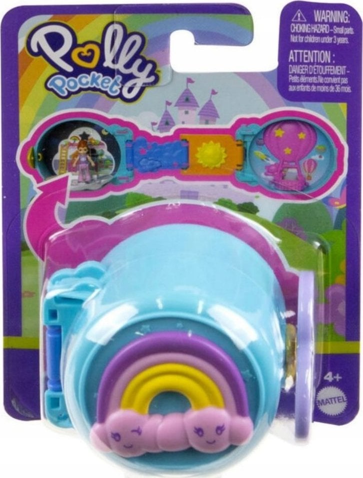 Figurka Mattel Polly Pocket Kompaktowy minizestaw, niebieski