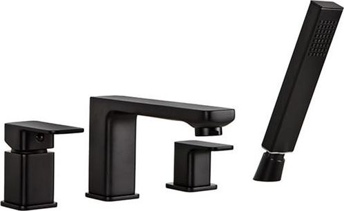 Bateria wannowa Valvex Loft 4-otworowe czarny (2455950)