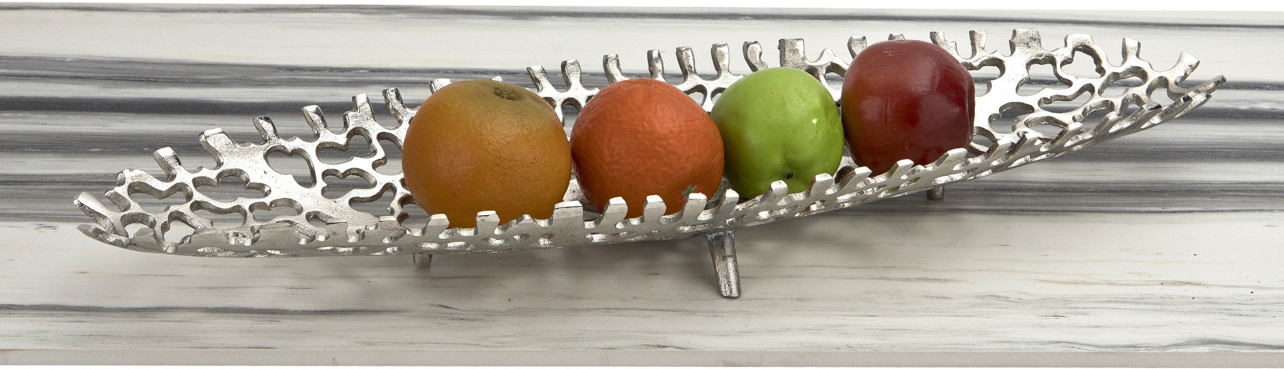 Patera dekoracyjna ażurowa 58,5 cm metalowa